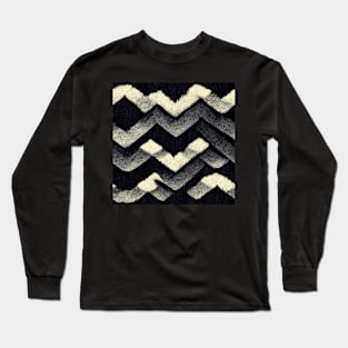 Old school sweat shirt Tile pattern art 15 regular grid Long Sleeve T-Shirt